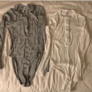 Two thermal bodysuits